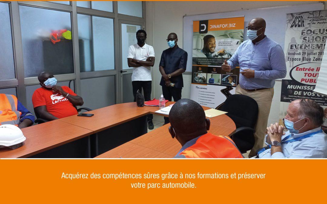 Session de formation avec Bolloré